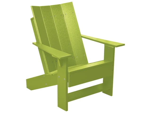 Contemporary Recycled Plastic Patio Adirondack Chair