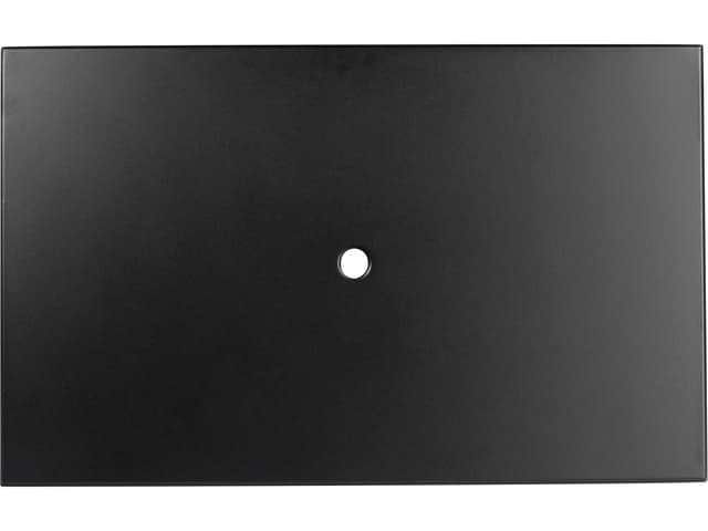Solid Iron Rolled Edge Rectangular Table Top with Umbrella Hole
