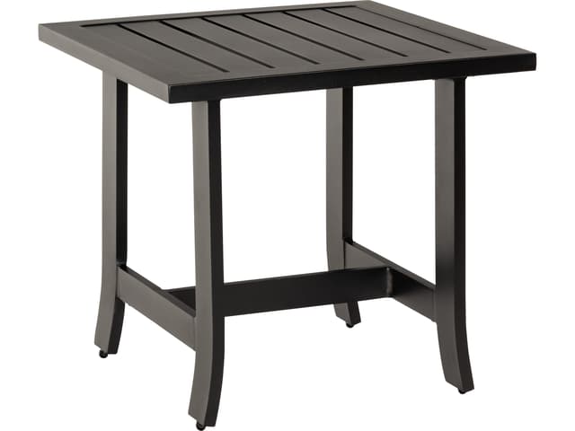 Seal Cove Aluminum Square Outdoor End Table