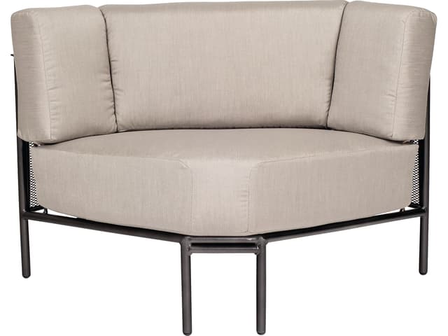 Jax Wrought Iron Corner Patio Lounge Chair