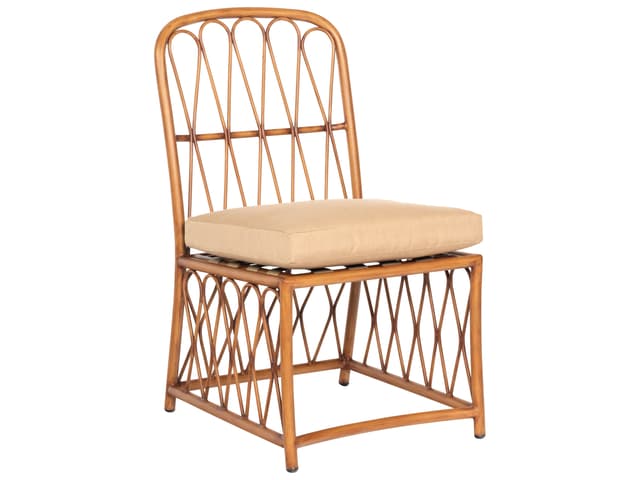 Cane Aluminum Cane Outdoor Dining Side Chair