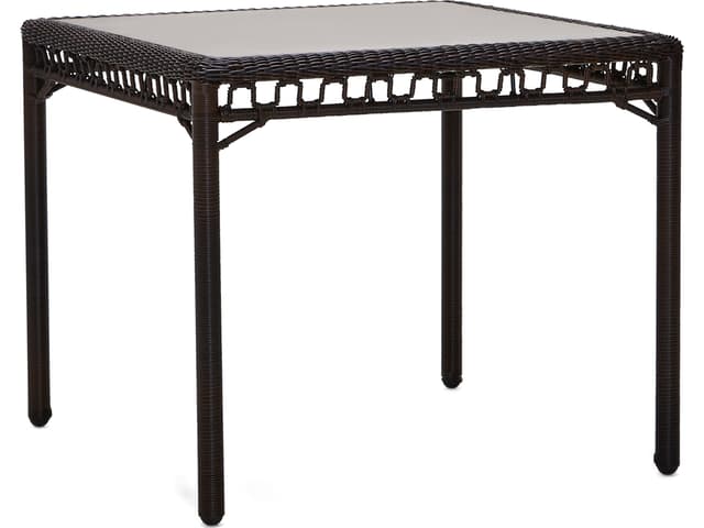 Alexa Hampton San Michele Wicker Square Outdoor Patio Dining Table