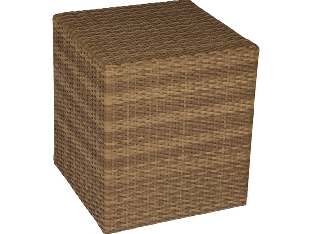 Whitecraft Saddleback Wicker Square Bunching Table