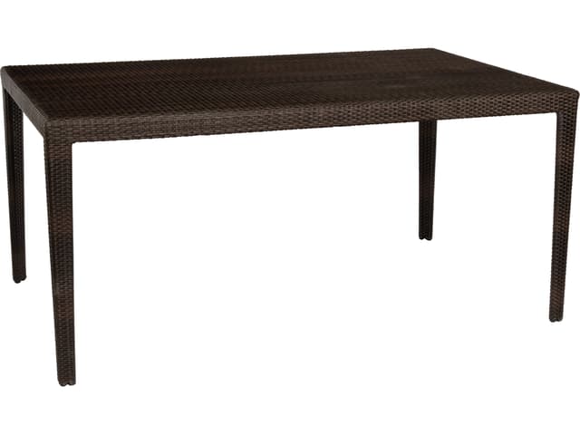 Whitecraft All Weather Wicker Miami Rectangular Outdoor Dining Table