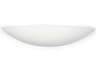 Maui 1-Light White ADA Wall Sconce