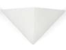Sumatra 1-Light White Wall Sconce