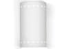 Gran Delos 1-Light White Wall Sconce
