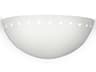 Gran Cyprus 2-Light White Wall Sconce
