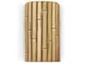 Bamboo 1-Light Natural Brown Wall Sconce