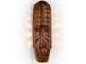 Tribal 1-Light Amber Palm Brown Wall Sconce