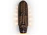 Tribal 1-Light Dark Teak Brown Wall Sconce