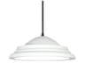 Majorca 1-Light White Dome Pendant