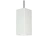 Gran Timor 1-Light White Mini Pendant