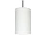Gran Delos 1-Light White Cylinder Mini Pendant