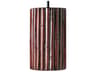 Bamboo 1-Light Cinnamon Brown Cylinder Mini Pendant