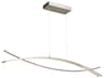 Lighting Wishbone Pendant Light in Brushed Nickel