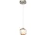 Geo 1-Light Brushed Nickel Mini Pendant