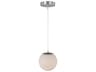 Lighting Stone LED Orb Pendant Brushed Nickel
