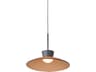 Horizon 1-Light Matte Black Brown Dome Mini Pendant