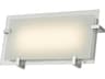 Matrix LED Vanity Light Chrome Frosted Glass