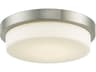 Lighting Step Ceiling Light Brushed Nickel Modern Flushmount