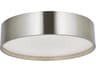 Snare LED Cylinder Flush Mount Brushed Nickel