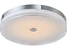 Iris LED Flushmount Modern Chrome Ceiling Light