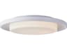 Toto 1-Light Matte White Round Flush Mount