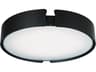 Mystic 1-Light Black Round Flush Mount