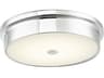 Spark Flush Mount Ceiling Light 12-Inch LED Chrome