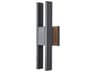 Slate Outdoor LED Wall Sconce Modern Matte Black