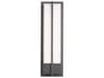 Neutron Outdoor Wall Sconce Modern Matte Black LED