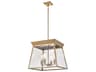 Lucian Chandelier Modern Brushed Brass