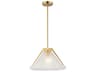 Baltic Pendant Light with Etched Glass
