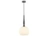 Kate 1-Light Graphite Gray Dome Mini Pendant