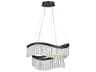 Jules Two Tier LED Chandelier in Black