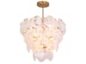 Lily 13 Light Chandelier in Brushed Brass