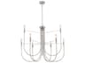 Foundry 9-Light Brushed Nickel Candelabra Chandelier