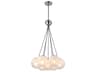 Moonlight 7-Light Satin Nickel Globe Pendant