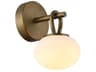 Velora 1-Light Legacy Brass Wall Sconce