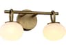 Velora 2-Light Legacy Brass Vanity Light
