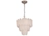 Serena 5-Light Satin Nickel Round Tiered Chandelier