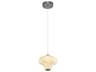Solara 1-Light Graphite Gray Mini Pendant