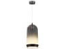 Nebulosa 1-Light Graphite Gray Cylinder Mini Pendant