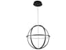 Celestial Collection Orb Chandelier Matte Black LED