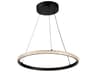 Nova LED Pendant Black Modern Ring