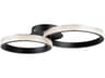 Nova LED Flush Mount Ceiling Light Modern Two Ring