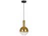 Alexis 1-Light Gold Globe Mini Pendant