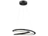 Ara LED Pendant Black Modern Spiral