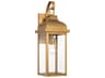 Madrid Outdoor Wall Sconce in Weathered Brass
